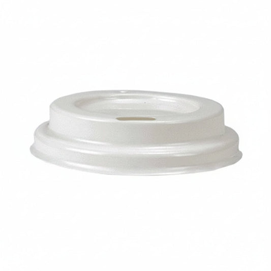 White Paper Cup Lids 62mm 80mm for 4oz 8oz Cups - SNH Packing