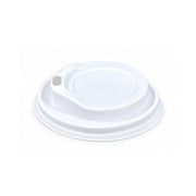 White Paper Cup Lids 62mm 80mm for 4oz 8oz Cups - SNH Packing