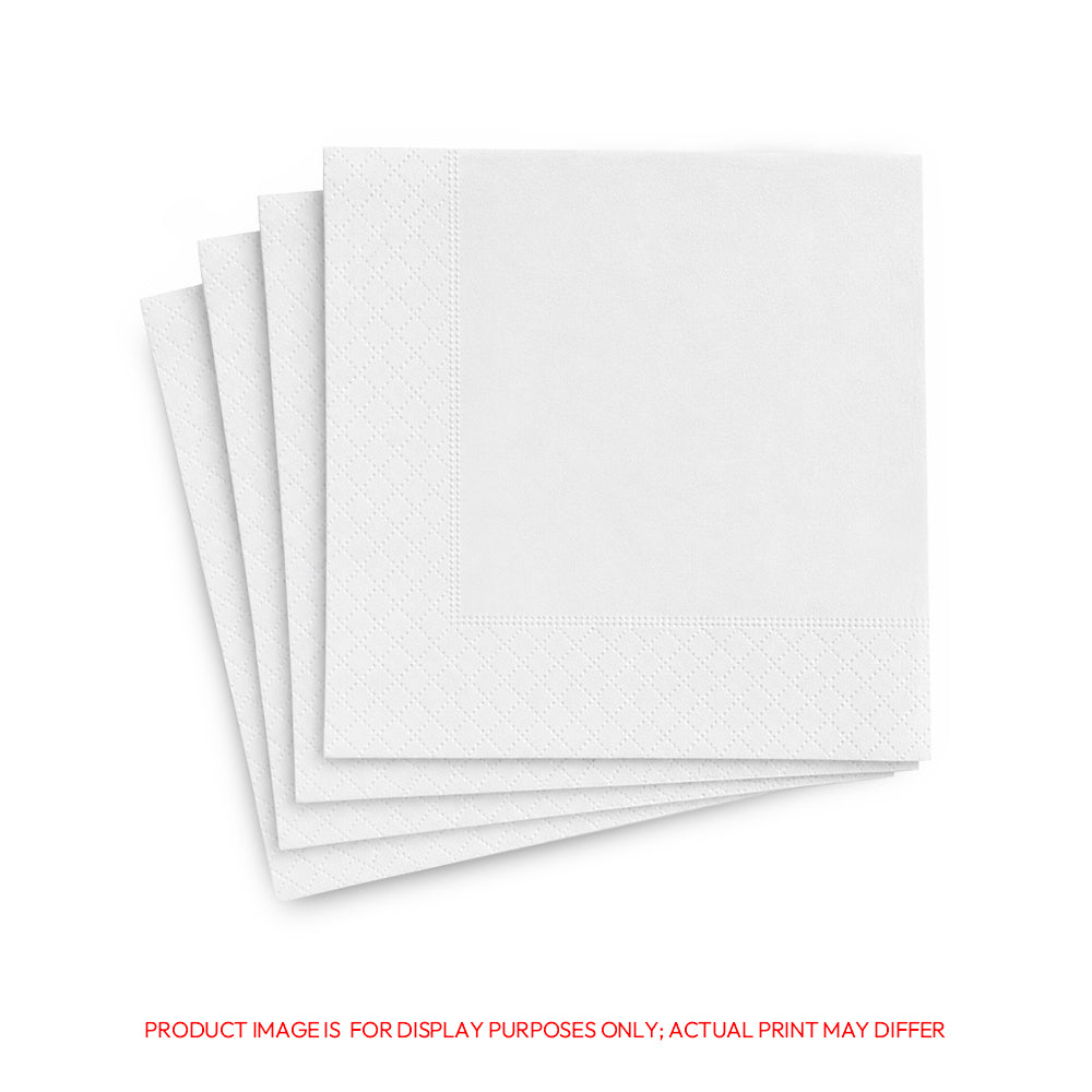 Stack of white sheets with text overlay on a white background