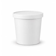 White Paper Soup Cups with Paper Lid 8 OZ to 32 OZ - SNH Packing