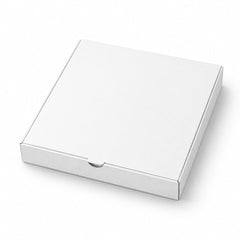 White Pizza Boxes 23x23CM to 33x33CM Takeaway - SNH Packing