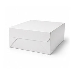 White Square Cake Boxes 15x15cm to 35x35cm Bakery Packaging - SNH Packing