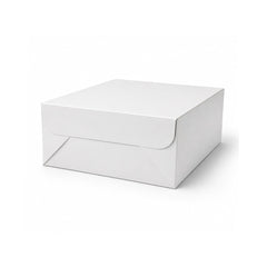 White Square Cake Boxes 15x15cm to 35x35cm Bakery Packaging - SNH Packing