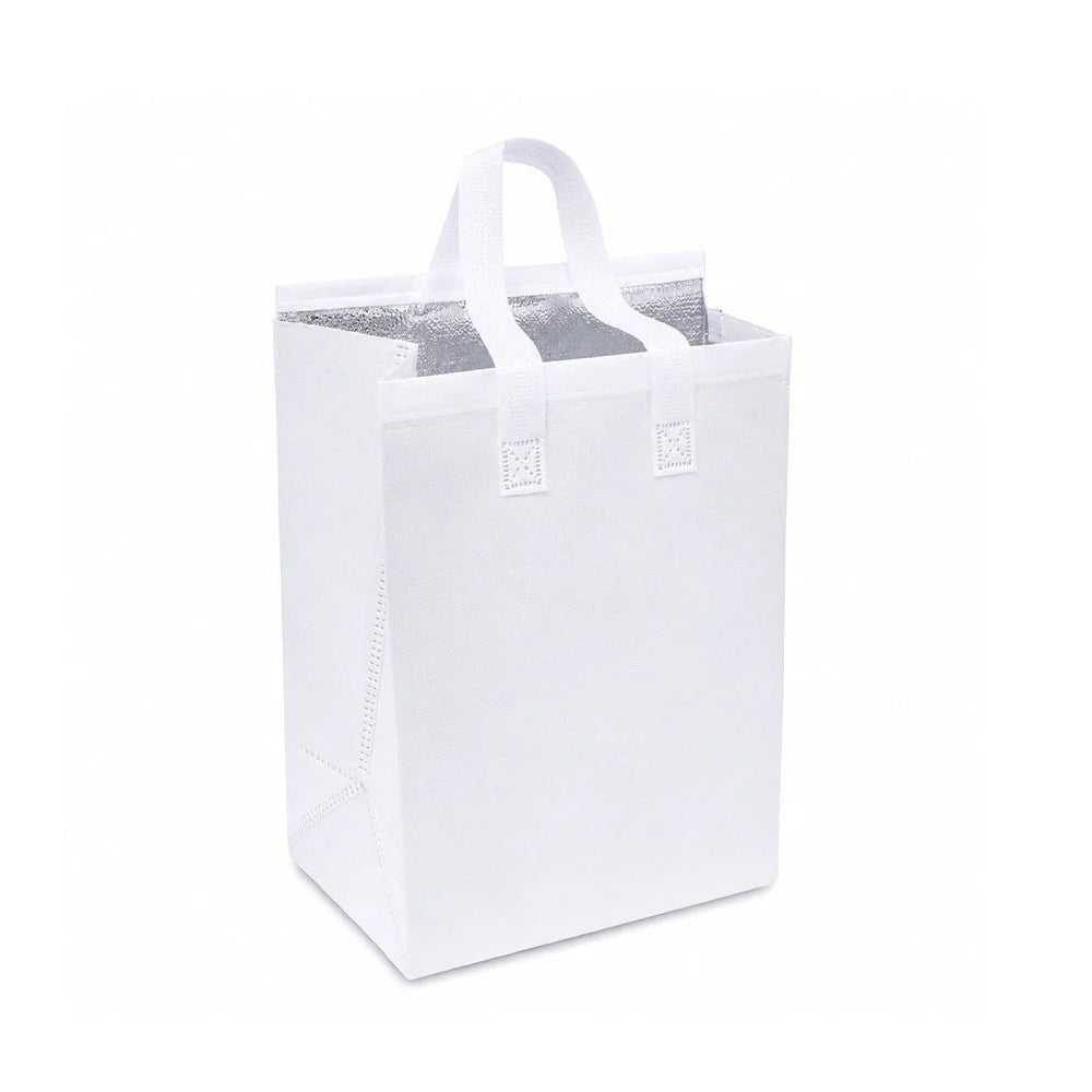 White Thermal Bag with Loop Handle 22x13x27CM 27x17x33CM - SNH Packing