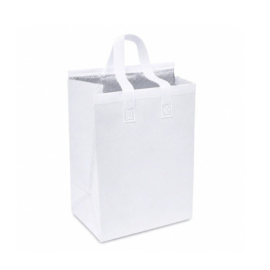White Thermal Bag with Loop Handle 22x13x27CM 27x17x33CM - SNH Packing