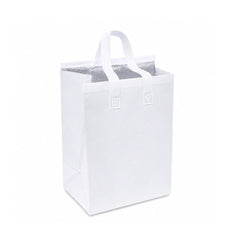 White Thermal Bag with Loop Handle 22x13x27CM 27x17x33CM - SNH Packing