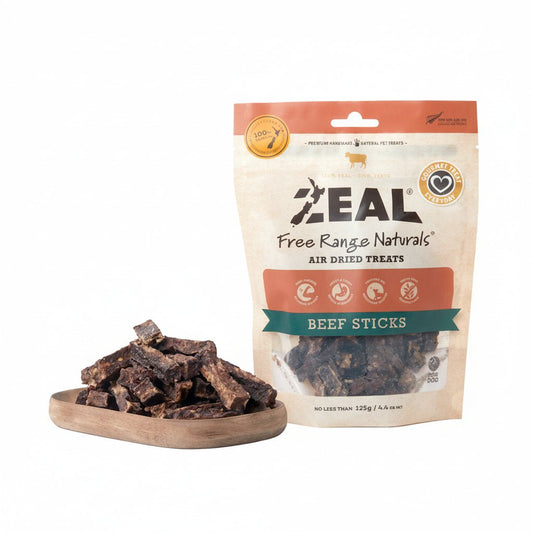 Zeal Beef Sticks 125g - SNH Packing