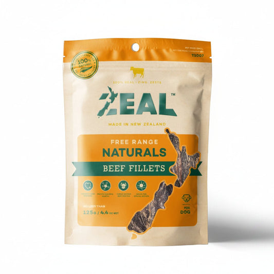 Zeal Dried Beef Fillets 125g - SNH Packing