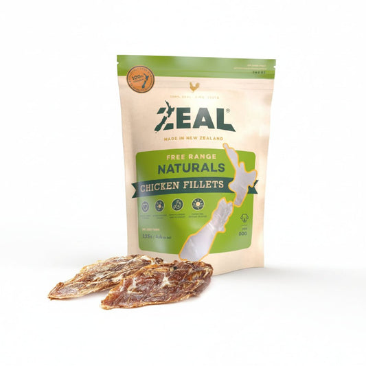 Zeal Dried Chicken Fillets 125g - SNH Packing