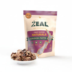 Zeal Dried Venison Puffs 85g - SNH Packing