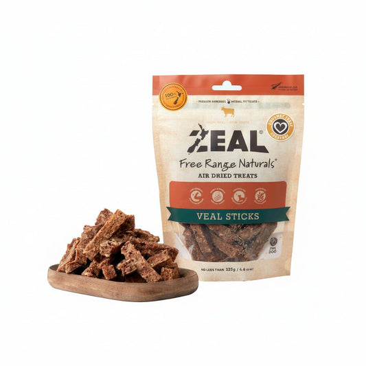 Zeal Veal Sticks 125g - SNH Packing