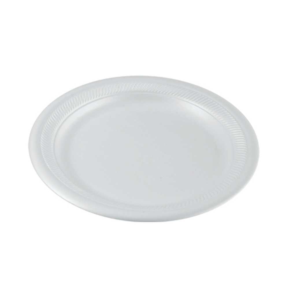 Buy 50 White Polystyrene Foam Disposable Plates - 10 inch